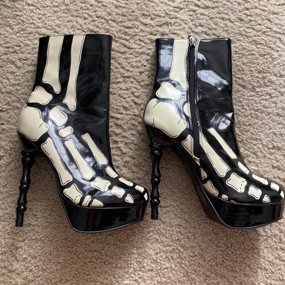 Too Fast Skeleton Heels